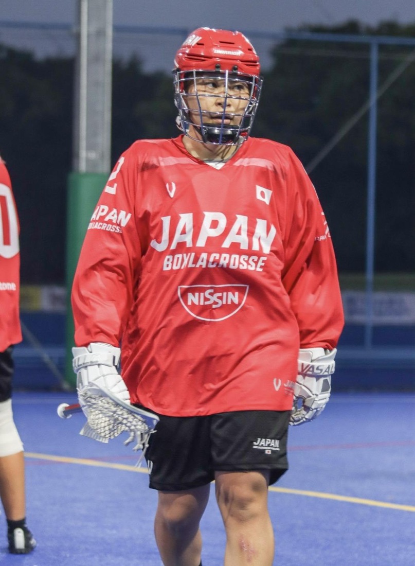 BOXラクロス日本代表ユニフォームの岡田茉桜
